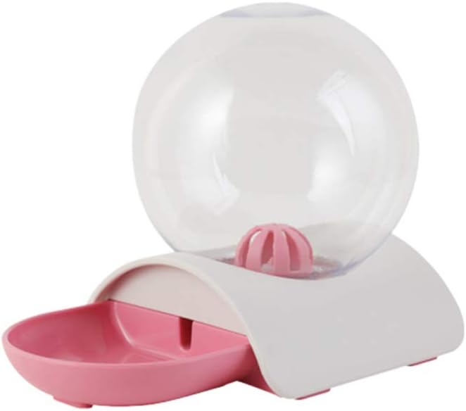 ibasenice Haustierautomatischer Wasserspender- Katzen- Runder Ball- Wasser- Feeder Praktische Hunde-