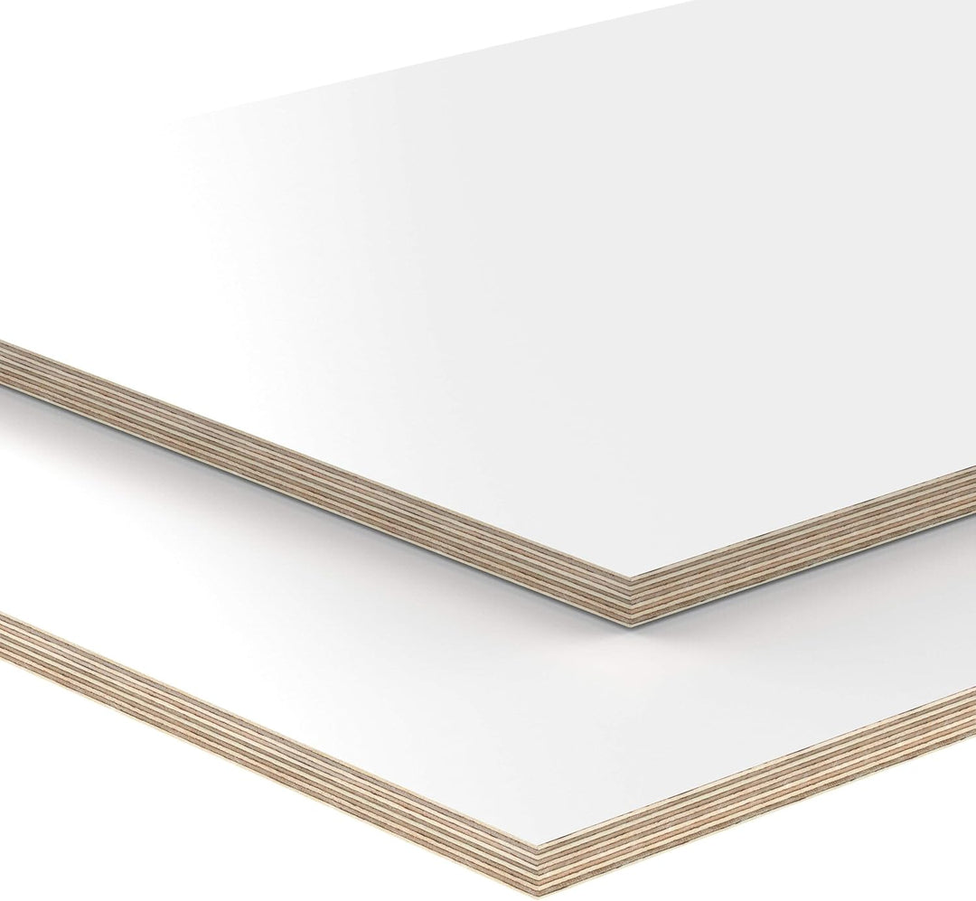 18mm Multiplex Zuschnitt weiss melaminbeschichtet Länge bis 200cm Multiplexplatten Zuschnitte Auswah