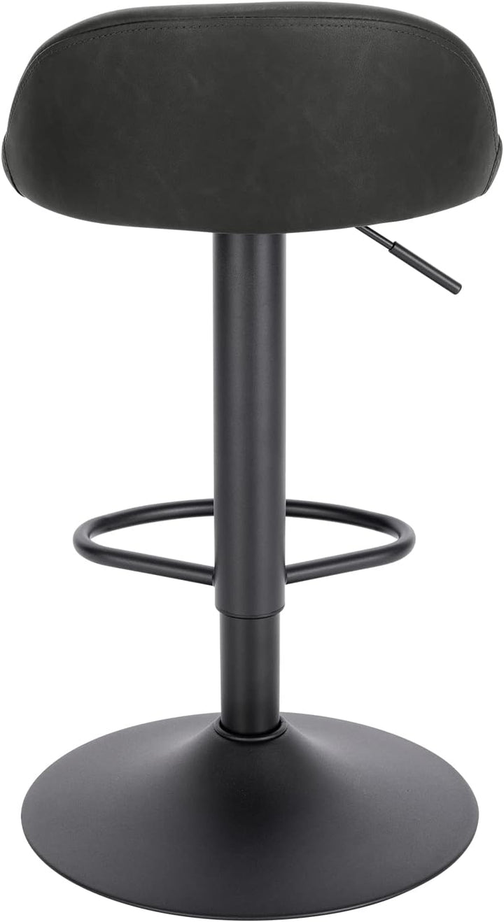 EUGAD Barhocker 2er Set 360° Drehstuhl Barstuhl mit Rückenlehne Fussstütze 120kg belastbar höhenvers