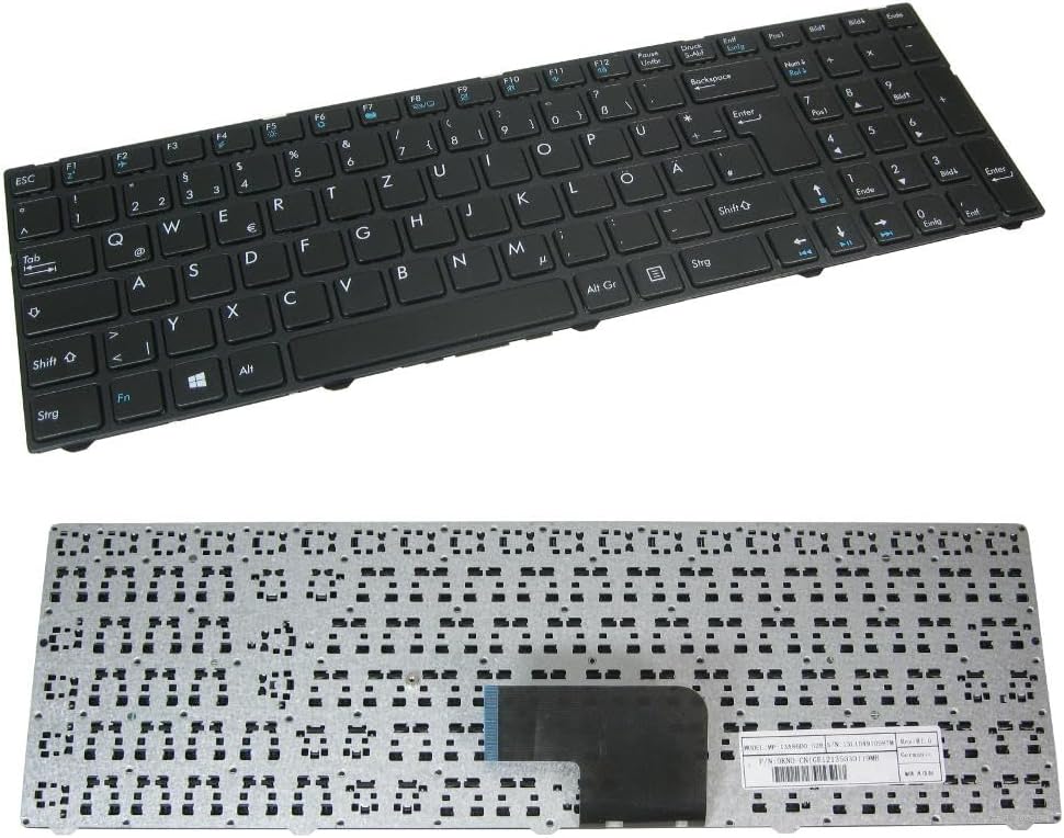 Laptop-Tastatur Notebook Keyboard Deutsch QWERTZ fรผr Medion Akoya P6643 P6647 P7627 P7627T P7628 P76