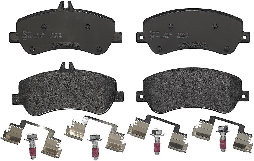 Brembo P 50 086 Bremsbelagsatz, Scheibenbremse - (4-teilig)