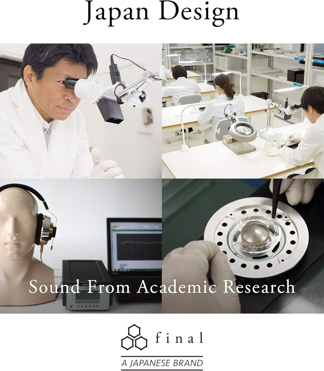 final E2000 Geräuschisolierender In-Ear Kopfhörer - Aluminium Schwarz E2000 Schwarz, E2000 Schwarz