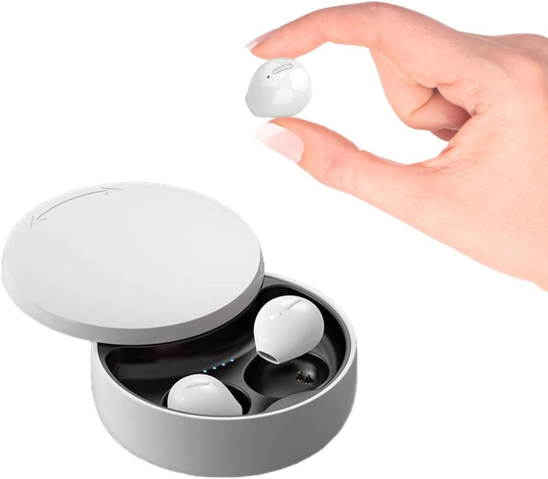 Bluetooth Kopfhörer Kabellos Unsichtbare Kopfhörer Wireless Mini in-Ear Ohrhörer Wasserdicht Leichte