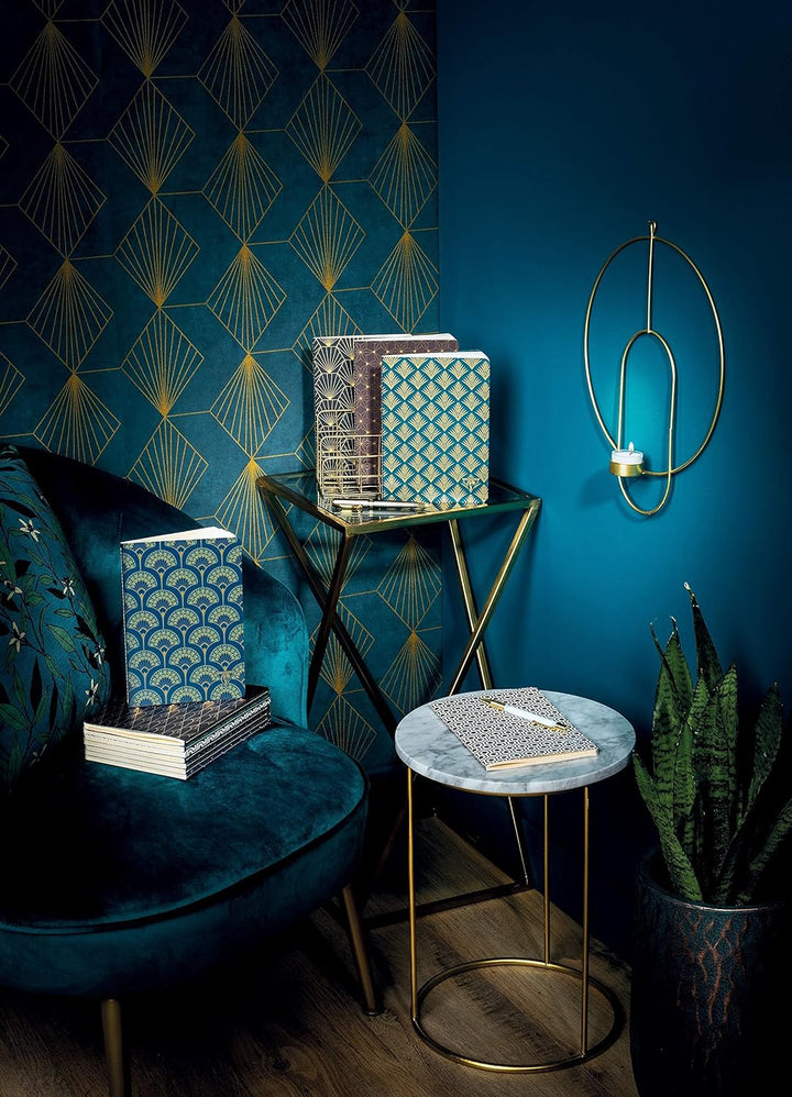 Clairefontaine 192036C - Packung mit 6 Notizheften / Notizbücher NeoDeco 14,8x21cm 48 Blatt liniert