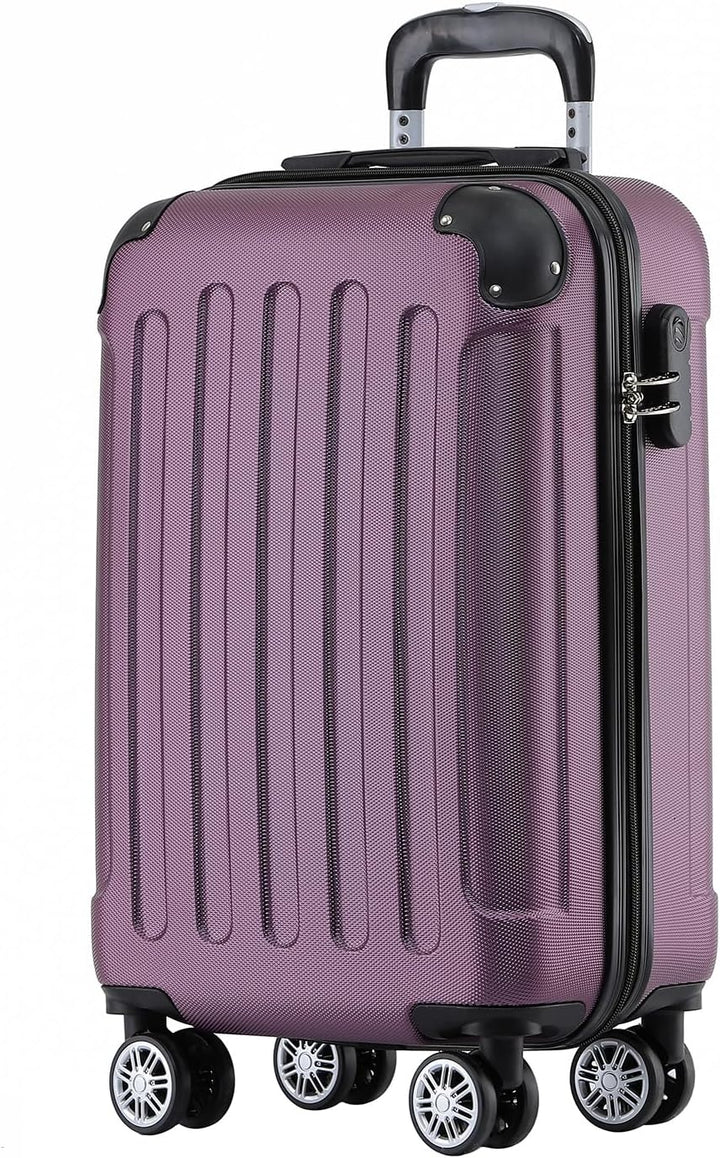 BEIBYE Hartschalen-Koffer Trolley Rollkoffer Reisekoffer Sicherheit Zahlenschloss Zwillingsrolle ABS