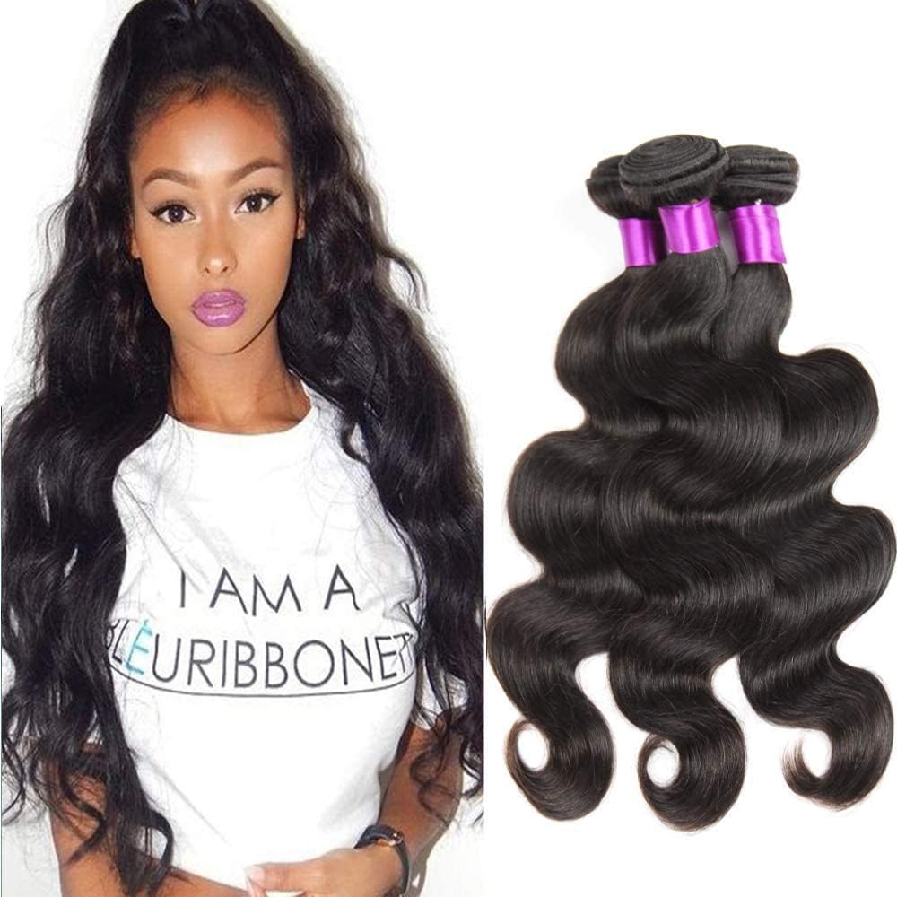 tissage Meche bresilien en lot naturel cheveux humain Body Wave Human Hair Bundles tissage bresilien