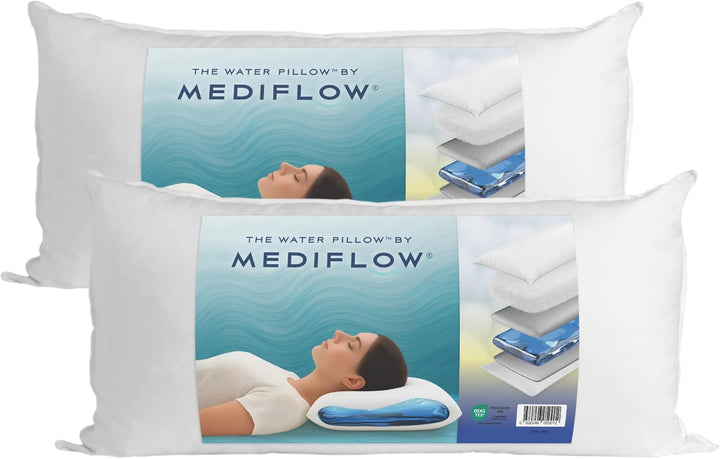 Mediflow 5201 Das Original Wasserkissen im Doppelpack 40x80cm, Weiss , 2 Stück (1er Pack)