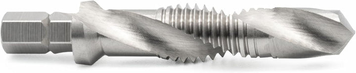 BAER HSSG Kombi-Bit-Gewindebohrer M 8 x 1,25 - Gewindeschneider metrisch - Gewinde schneiden - Akkus