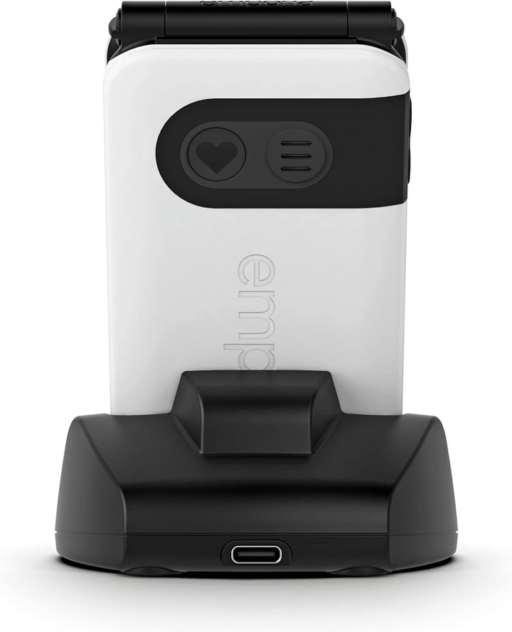 Emporia SIMPLICITYglam.4G Handy 4G für Senioren, hohe Lautstärke, 2,8 Zoll Farbdisplay, 3 Schnelltas