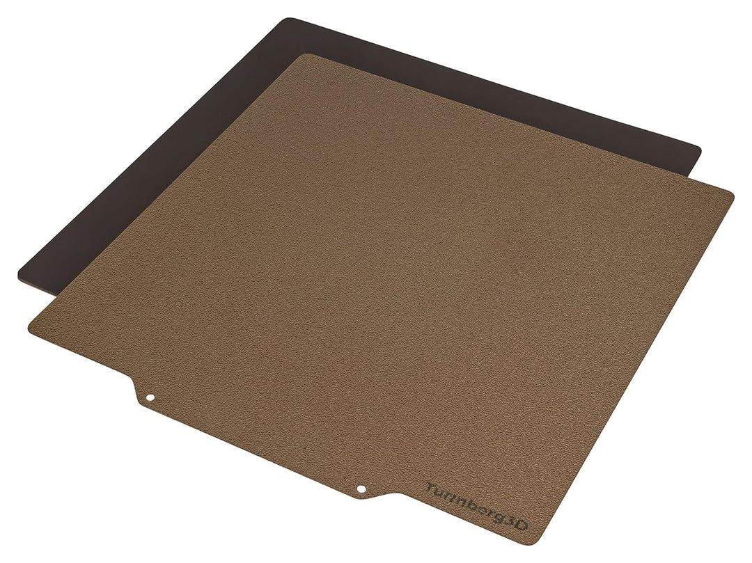 Turmberg3D - Raue PEI Druckbettoberfläche - Federstahlblech inkl Magnetbase für 3D Drucker (Variante
