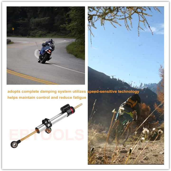 Lenkungsdämpfer Motorrad-Motorrad Dämpfer Stabilisator Motorrad Stabilisator Lenkung Dämpfer Einstel