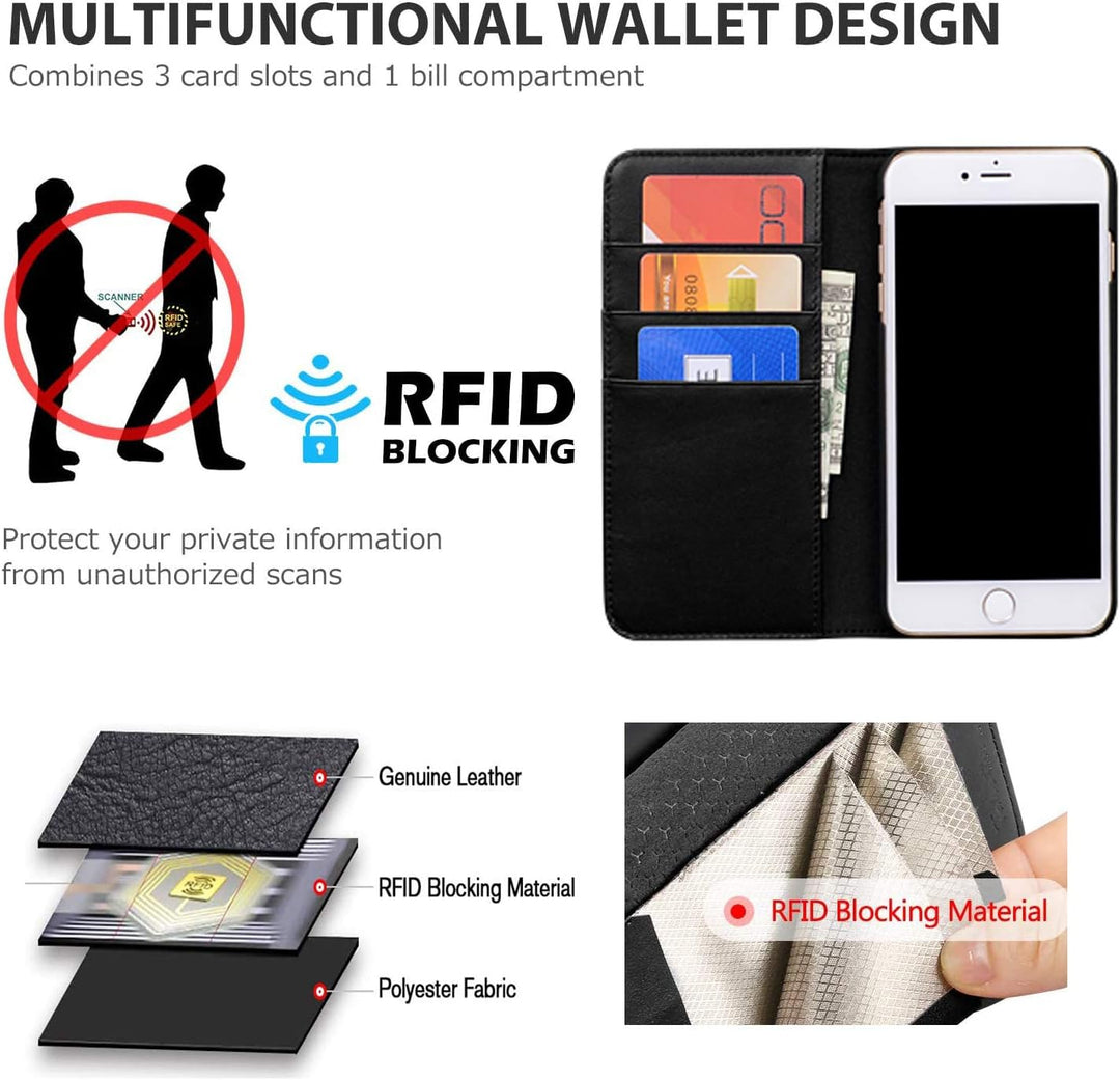 VISOUL iPhone SE 2022/2020 Hülle, iPhone 8/7 Handyhülle,Stossfeste Schutzhülle [Erstklassiges Rindsl