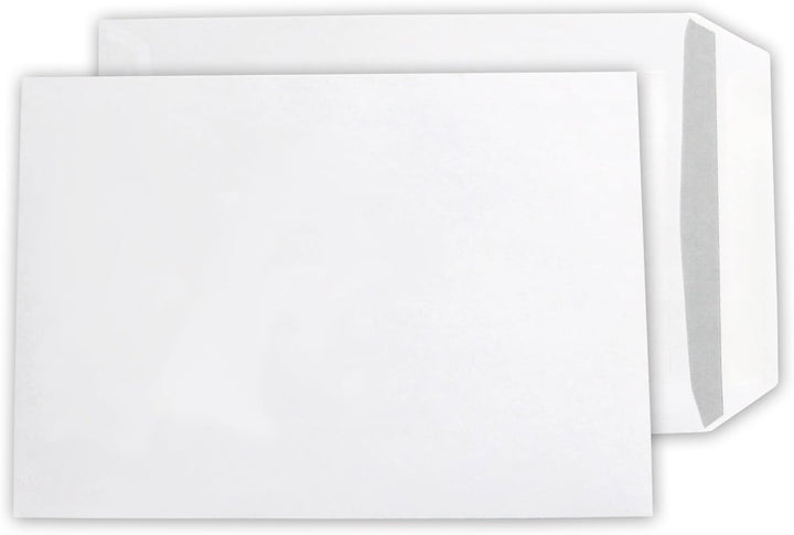 versando 500x C5 Versandtaschen ohne Fenster 162mm x 229 mm Briefumschläge selbstklebend weiss