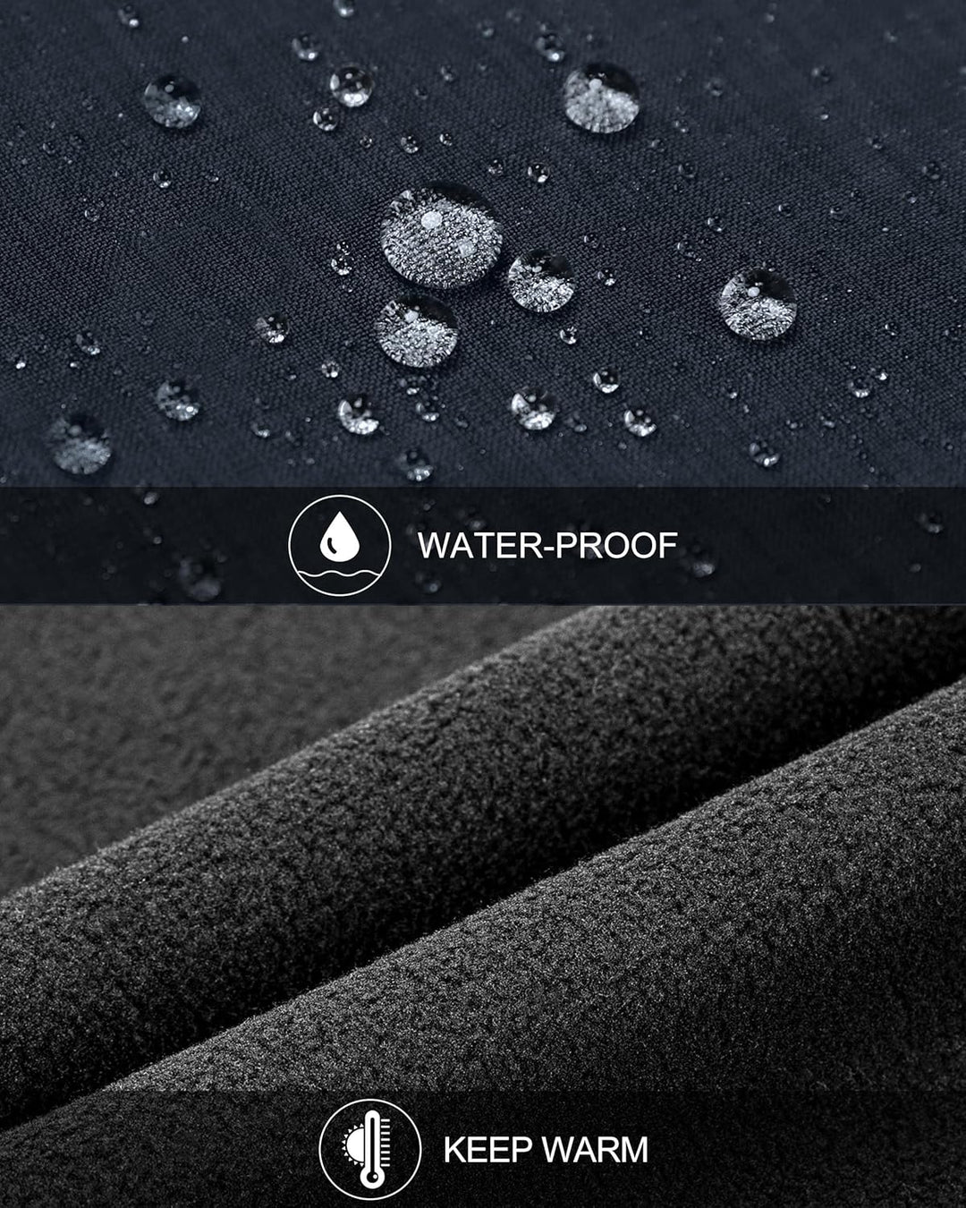 33,000ft Weste Herren Outdoor Wasserdichte Softshell Ärmellose Jacke Bodywarmer Fleece Weste Full Zi