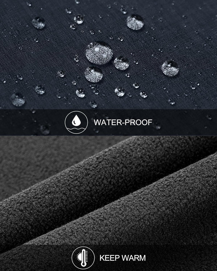 33,000ft Weste Herren Outdoor Wasserdichte Softshell Ärmellose Jacke Bodywarmer Fleece Weste Full Zi