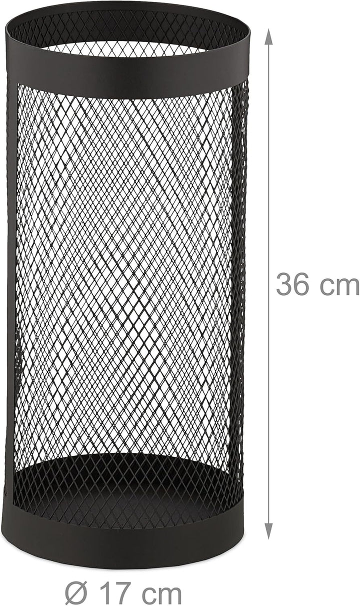 Relaxdays Kaminbesteck, 5-TLG. Set, im Eimer, Schürhaken, Ascheschaufel, Besen, Zange & Ständer, Kam