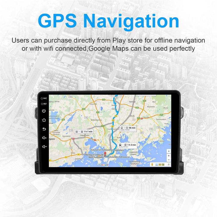 LEXXSON Android 10.1 Autoradio für Suzuki Grand Vitara 2006-2013 | 9-Zoll-AM-FM-RDS-Radio mit GPS-Na