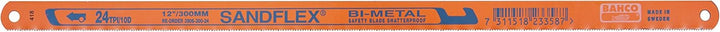 Bahco 3906-300-18-5P Bimetall-Handsägeblatt"Sandflex" 300mm 18 ZpZ 5 Stück 18 mm, 18 mm