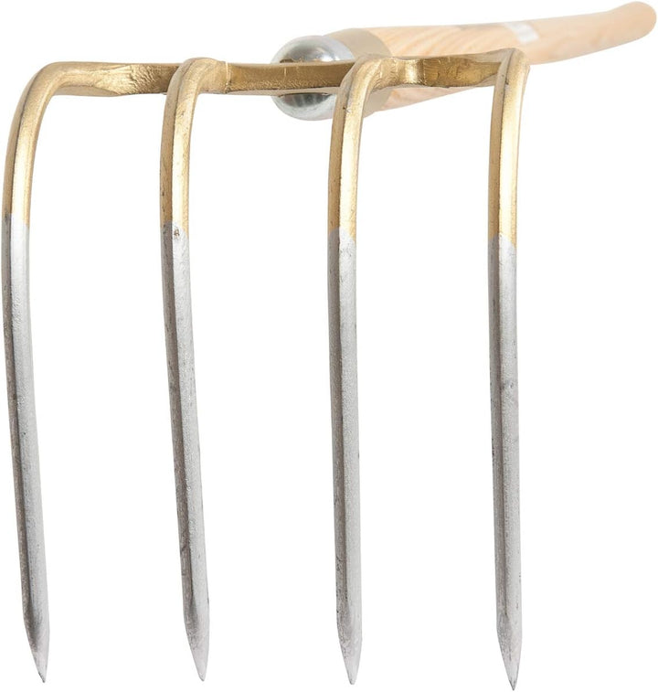 SHW-FIRE Kartoffelhacke und Kleinhacke mit Eschenholz-Stiel, 135cm - Ideal für den Garten