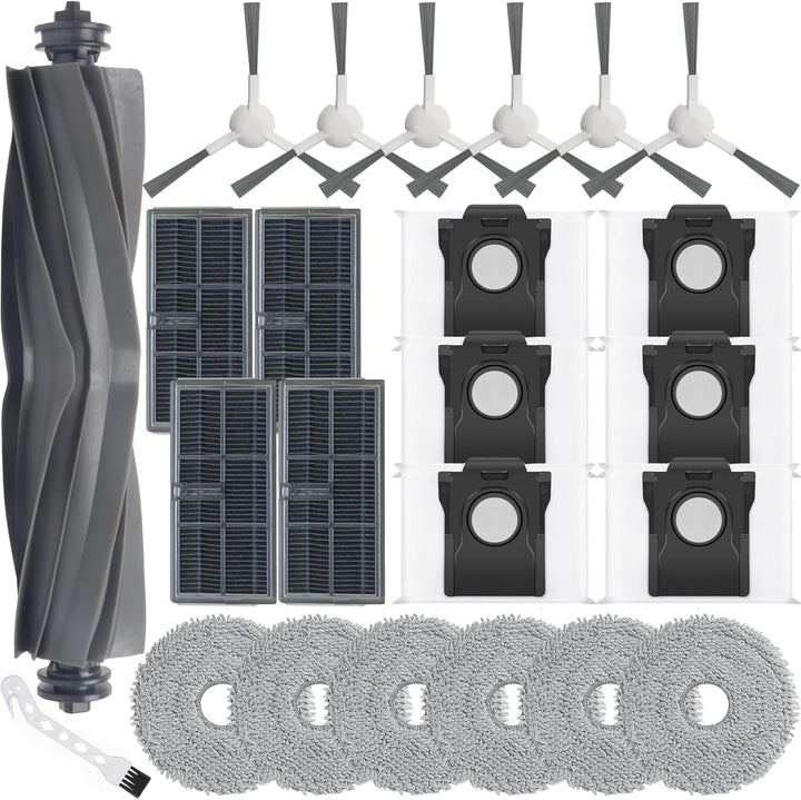 Bluearks 21 Stück Zubehör für Dreame L10s Pro Ultra Heat/X30 Ultra Saugroboter, Bestehend Aus 1 Haup