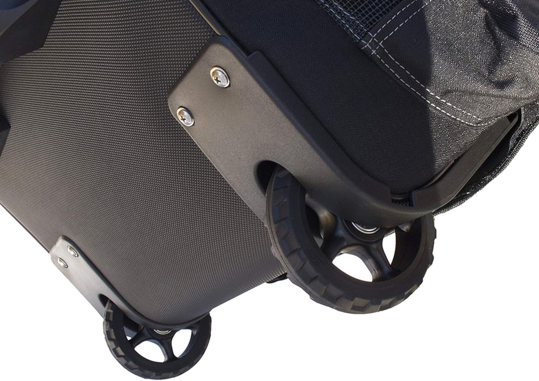 Cressi Trolley Bag Black/Yellow Moby 5 115 L Schwarz/Rot, Moby 5 115 L Schwarz/Rot