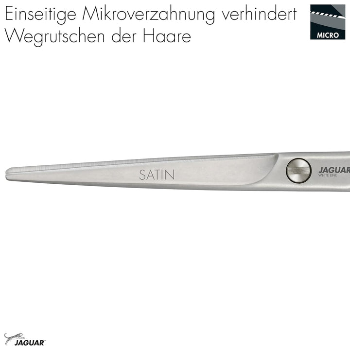 Jaguar 14560 White Line Satin, 6 Zoll, 1er Pack, (1x 1 Stück) Silber 6 Zoll, Silber 6 Zoll