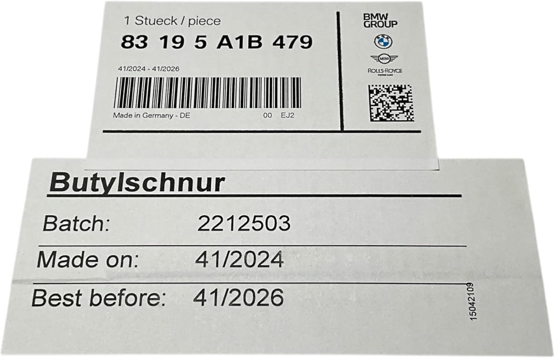 BMW Original Butylschnur Terostat 2460 Band