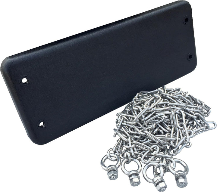 Schaukelsitz aus Gummi mit Edelstahlkette 2,50m oder 3,00m (3,0m)