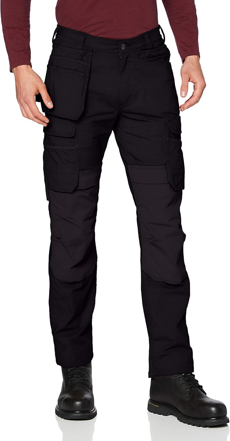 Carhartt Herren Full Swing® Steel Multi Pocket Pants, Black Black, 32W / 32L EU