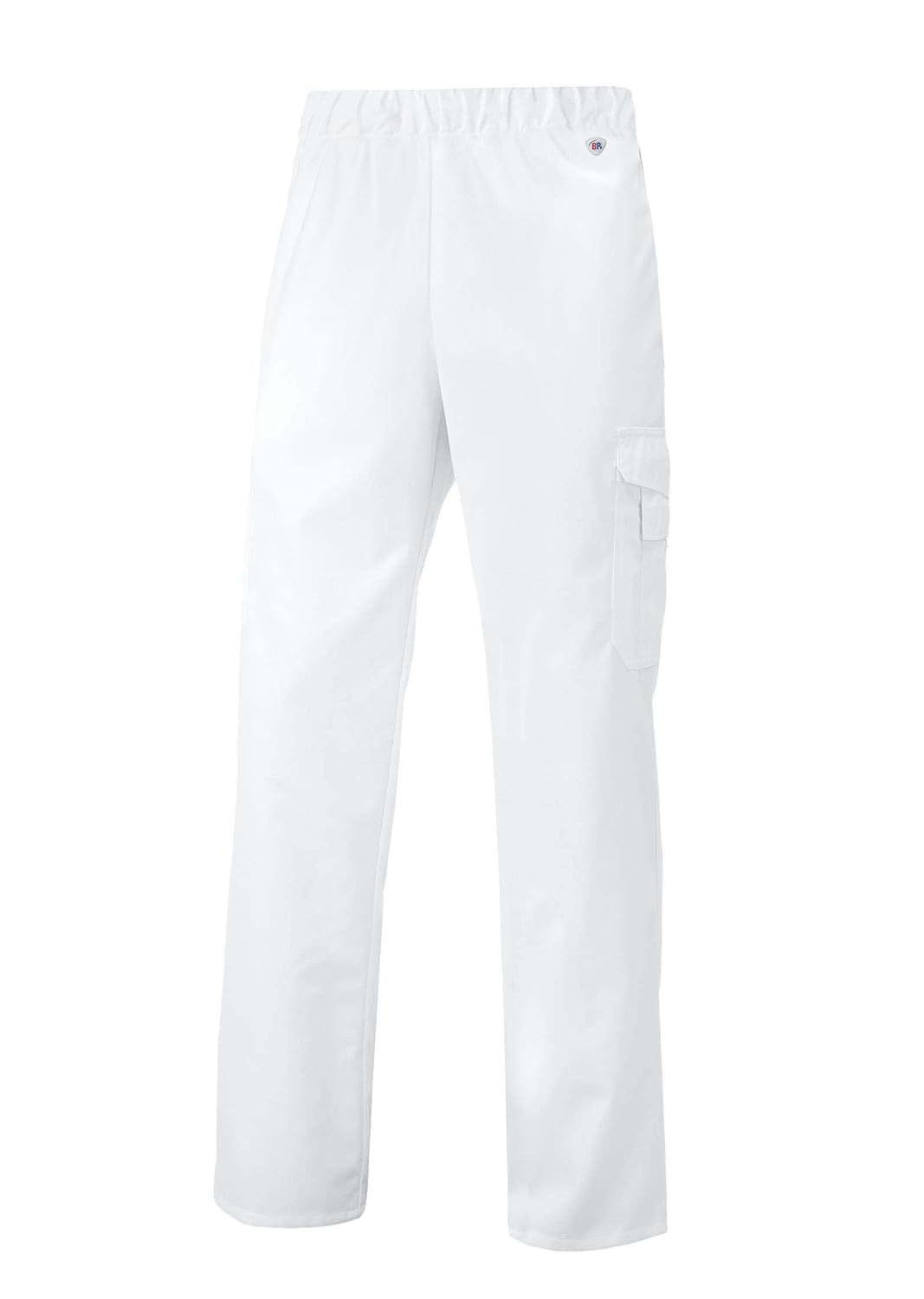 BP 1646-400-21-Ll Unisex-Hose, mit Gummizug in der Taille, 215,00 g/m² Stoffmischung, weiss, Ll Ll W