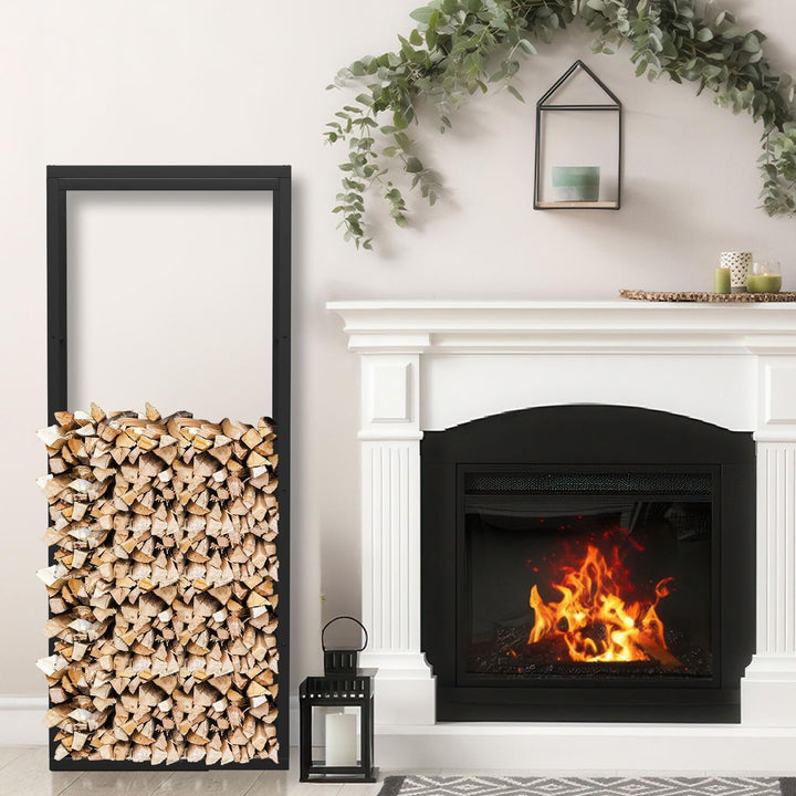 Ansobea 150x60x25cm Kaminholzregal Brennholzregal Feuerholzregal Holzhalter Kaminholzregal Aussen Me