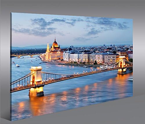 islandburner Bild Bilder auf Leinwand Budapest 1p XXL Poster Leinwandbild Wandbild Art up Your Life