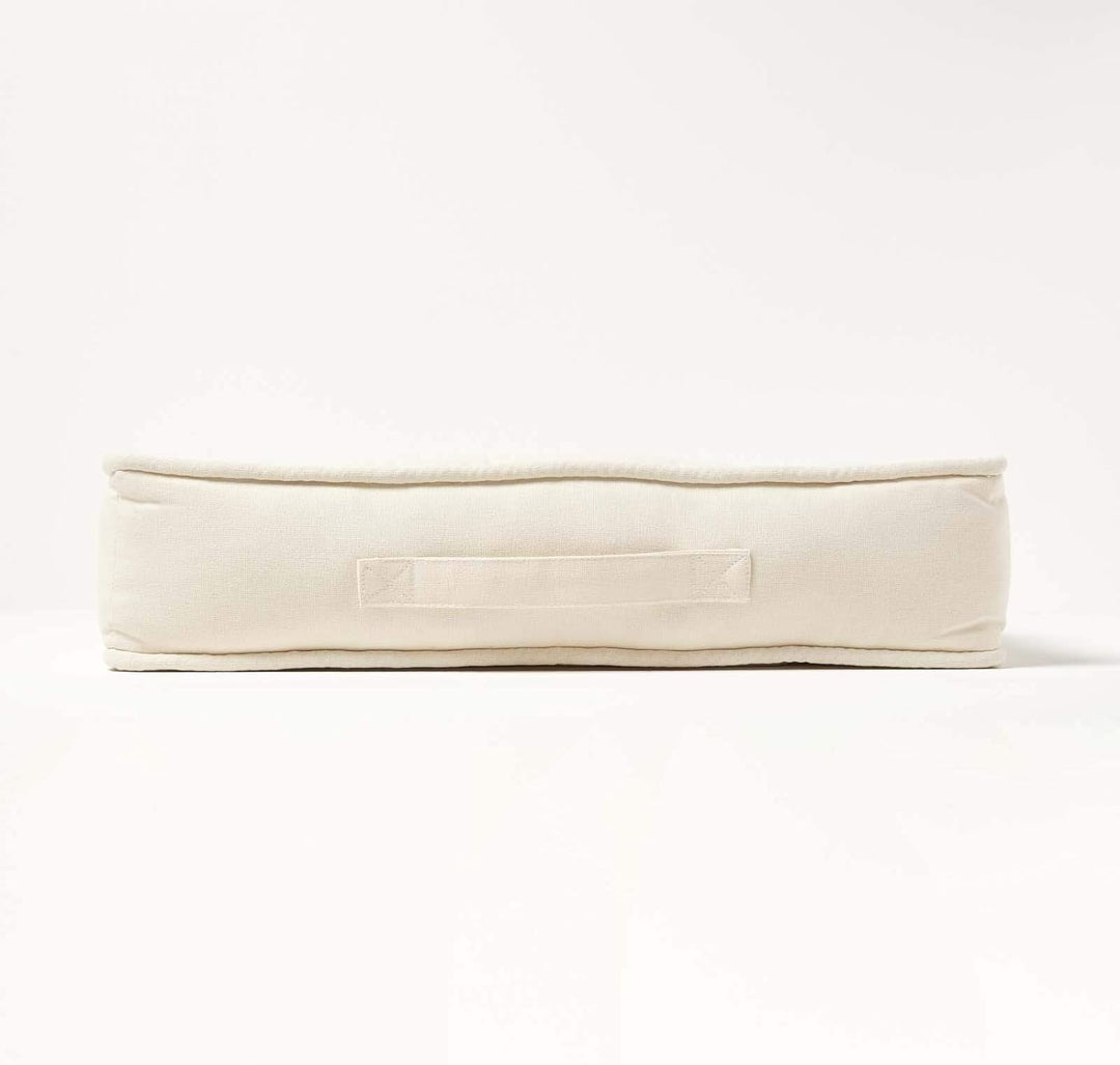 Homescapes Entlastungs-Kissen Creme 50x50 cm, orthopädisches Sitzkissen mit Aussparung, Lochkissen S