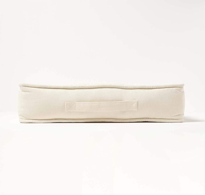 Homescapes Entlastungs-Kissen Creme 50x50 cm, orthopädisches Sitzkissen mit Aussparung, Lochkissen S