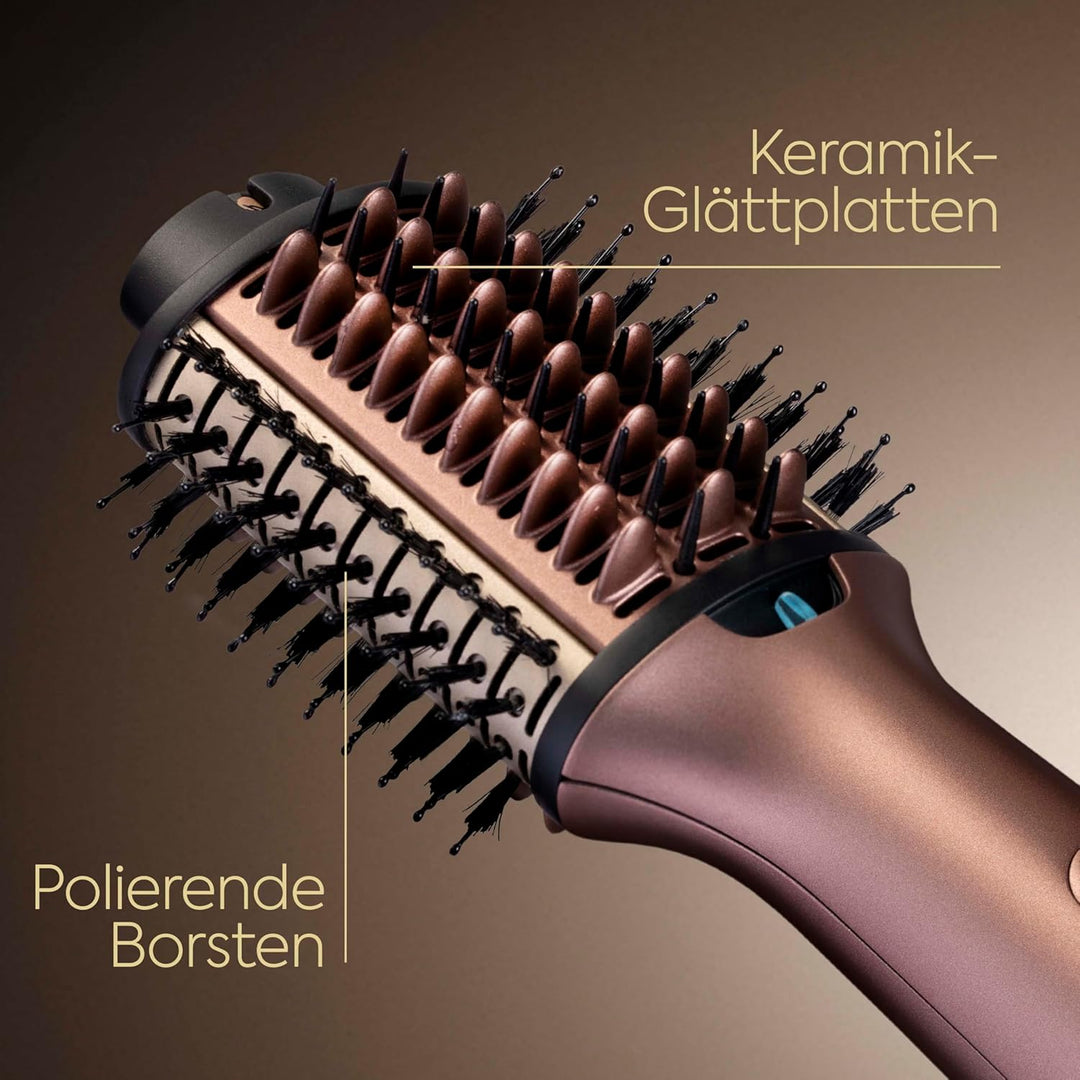 BaByliss Air Power Volume, Warmluftbürste und Heizbürste in einem, Anti-Frizz Ionen Technologie, Lan