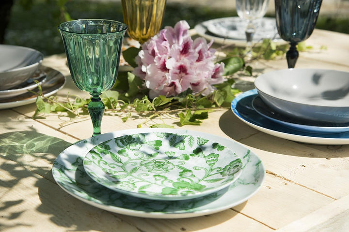 Excelsa 49218 Country Chic Set aus 6 bruchsicheren Weingläsern, Kunststoff, Mehrfarbig