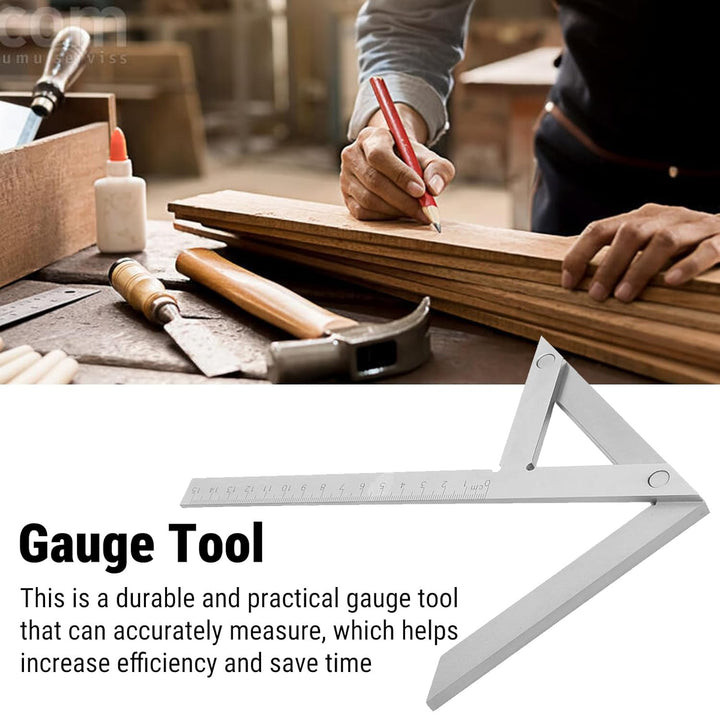 150 X 130 mm Zentrierwinkel Mittenfinder, Mittelmarkierungslehre Winkelmessgerät Zentrierwinkelsuche