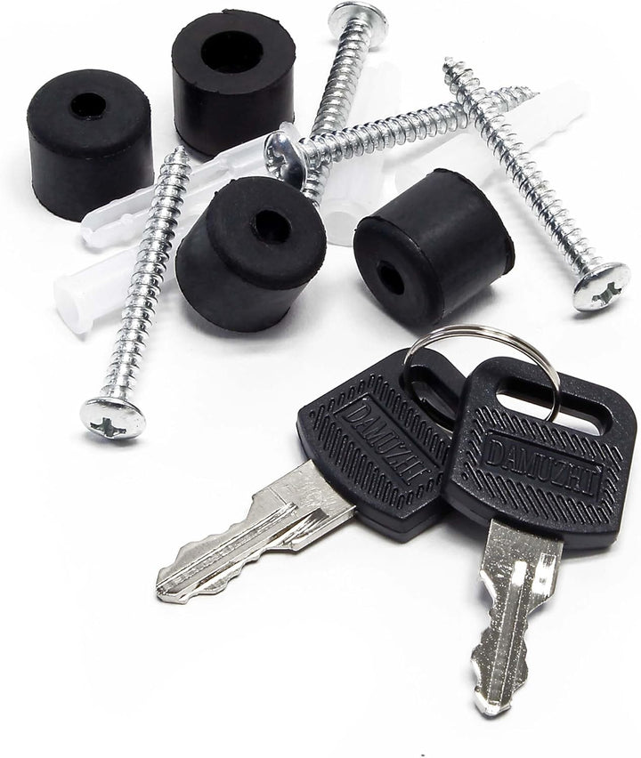 XPOtool Briefkasten V60 Anthrazit und Edelstahl 370 x 105 x 370 mm, Wandbriefkasten mit Schloss, Sof