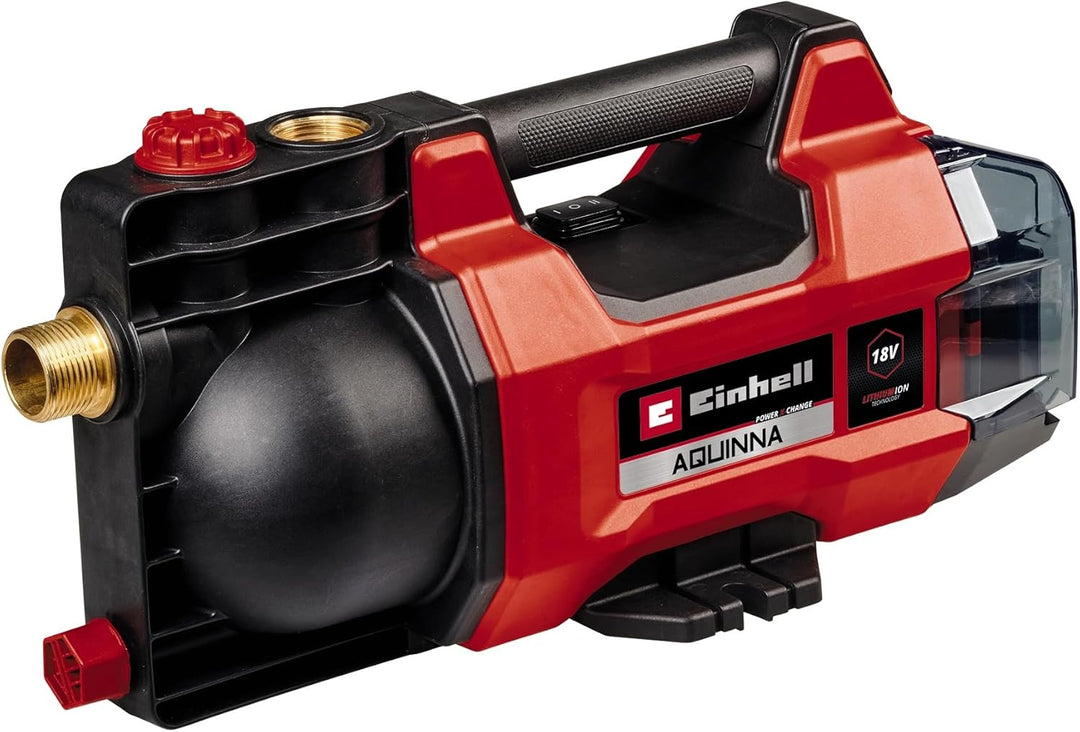 Einhell Akku-Gartenpumpe AQUINNA 18/28 Power X-Change (18 V, max. 2800 L/h Fördermenge, max. 25 m Fö
