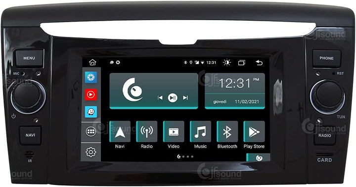 Costum fit Autoradio für Lancia Ypsilon Android GPS Bluetooth WiFi Dab USB Full HD Touchscreen Displ