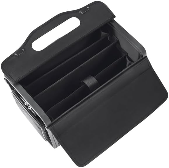 Bowatex Pilotenkoffer Trolley Aktenkoffer Polyester Schwarz 46 cm