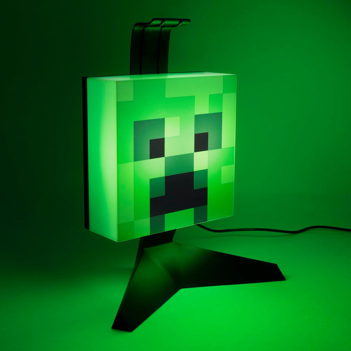 Minecraft Creeper Headset Stand Leuchte