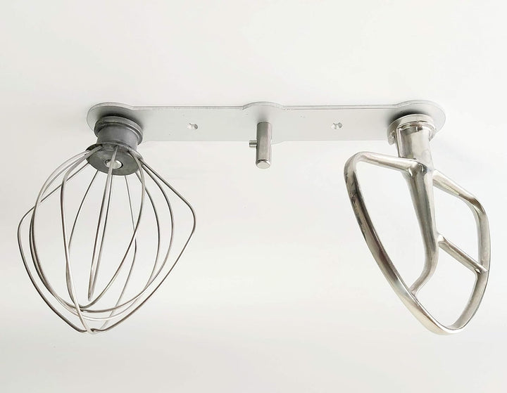 HL-Perfektion-in-Edelstahl Für KitchenAid kompatibel 3er Halterung für Flachrührer Knethaken Schneeb