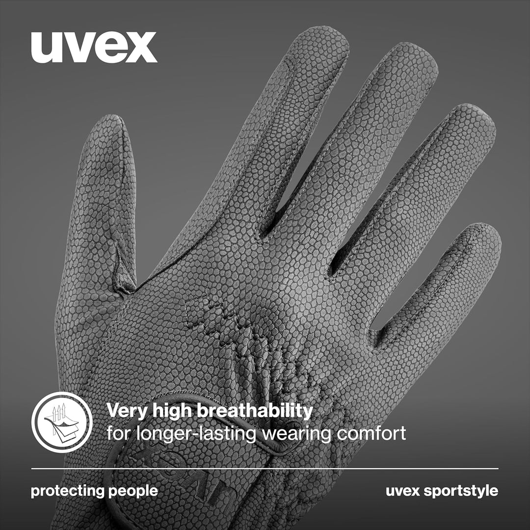 Uvex Unisex – Erwachsene Sportstyle Reithandschuhe 8.5 anthracite, 8.5 anthracite