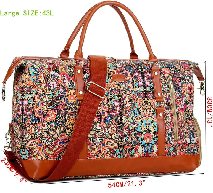 BAOSHA Handgepäck Reisetasche Sporttasche Weekender Tasche für Kurze Reise am Wochenend Urlaub Arbei