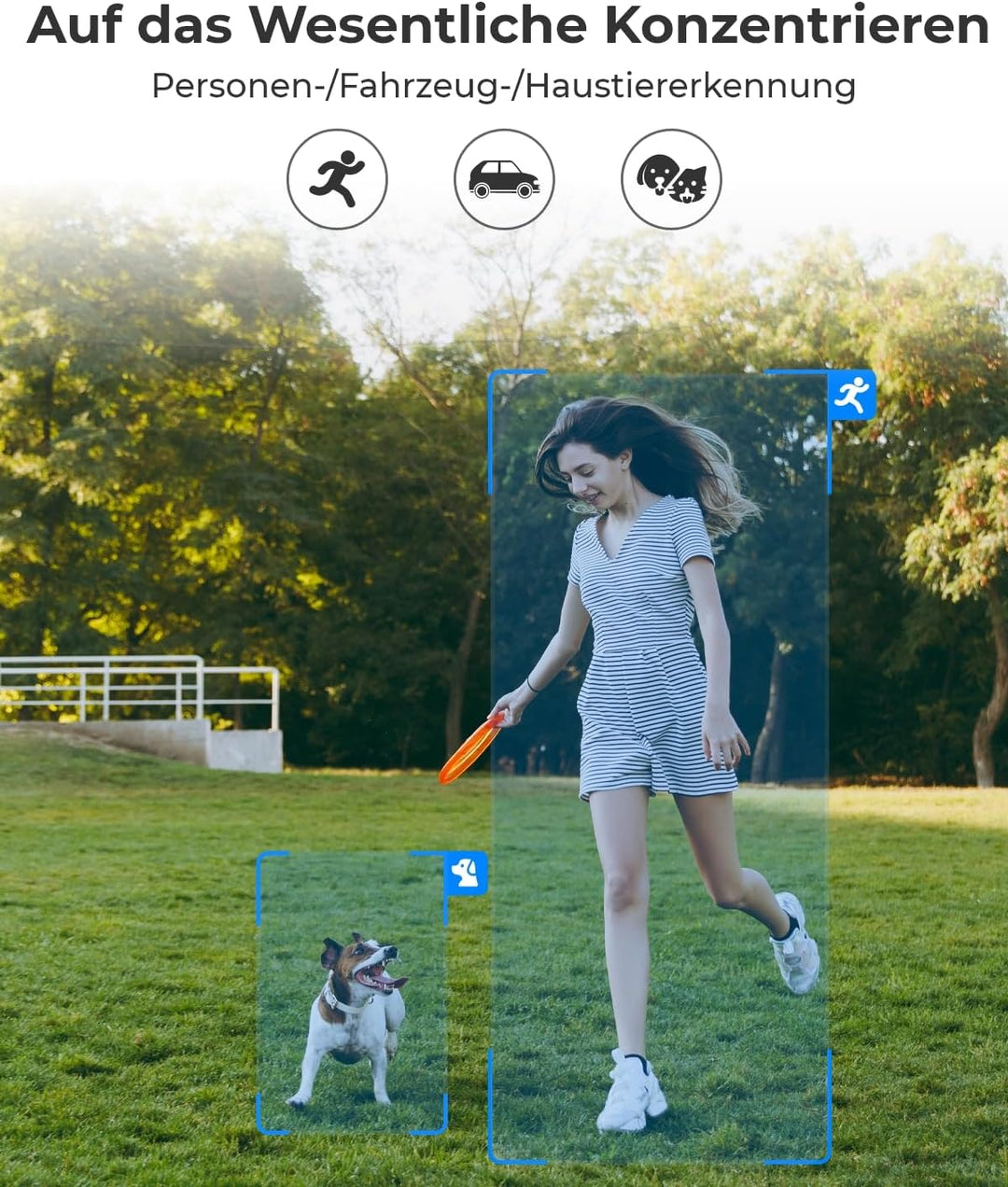 Reolink 5MP Solar Überwachungskamera Aussen Akku mit Spotlights, 2,4/5GHz WiFi, Kabellose WLAN Kamer