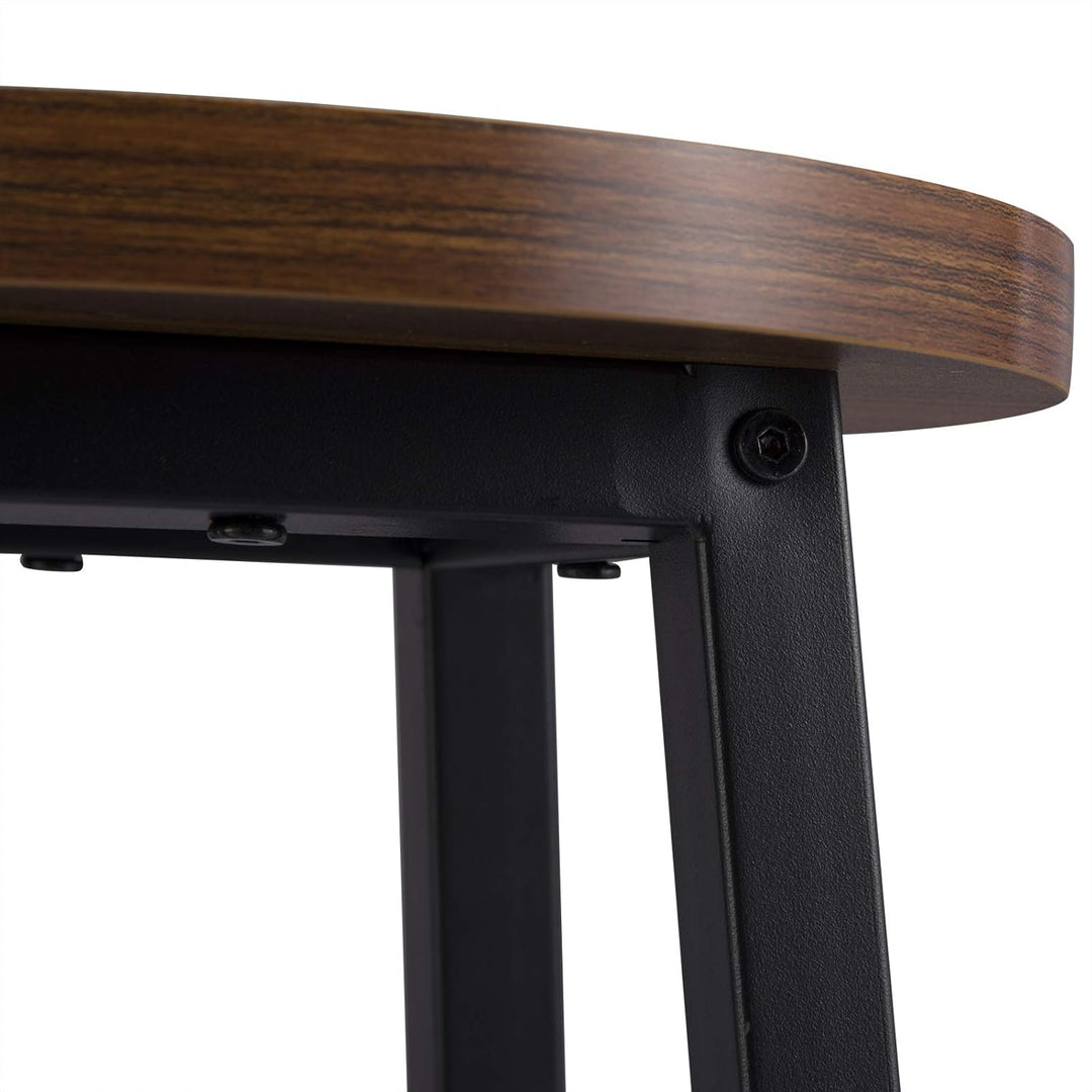 WOLTU 4X Barhocker Bistrohocker Tresenhocker Barstuhl, Gestell aus stabilem Stahl, Stizfläche aus MD