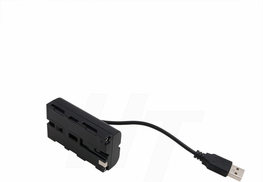 HangTon 5 V USB PowerBank auf NP-F970 F570 F550 Dummy-Akku Dummy-Adapter für Atomos Shogun Inferno N