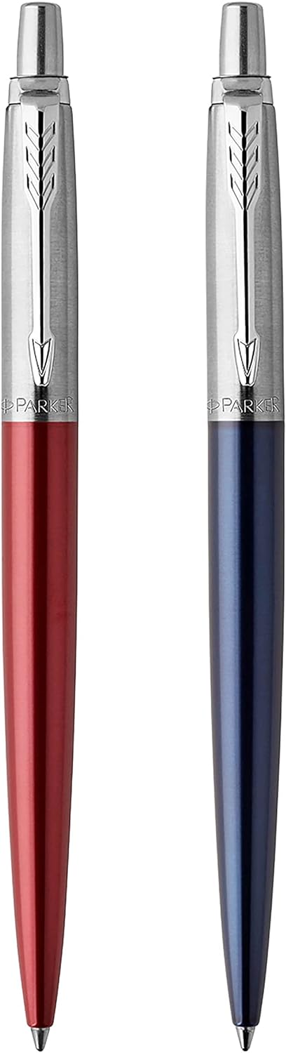 Parker 2033154 Jotter London Duo Discovery Pack: Kugelschreiber (Red Kensington) & Gelstifte (Royal