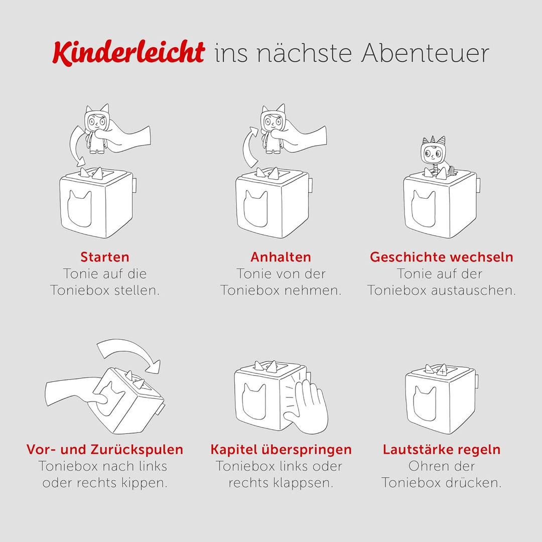 tonies Hörfigur für Toniebox, DC – Batwheels, Hörspiel mit 5 Geschichten für Kinder ab 5 Jahren, Spi